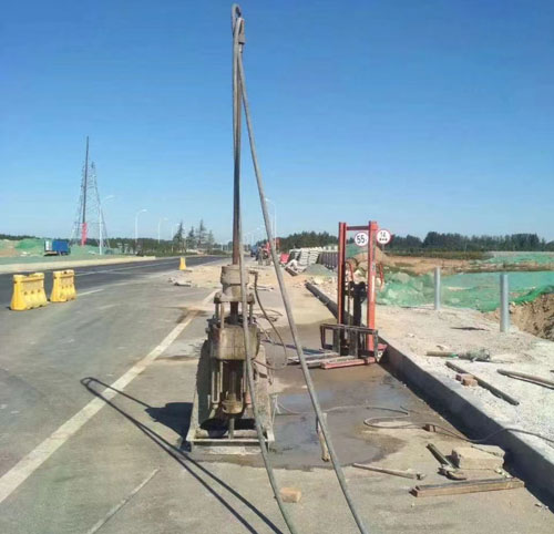 永春公路高聚物注浆加固