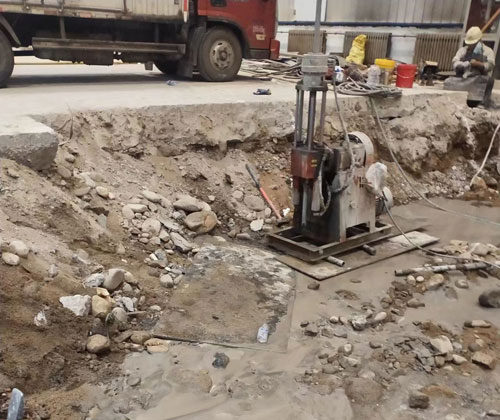 永春公路下沉压浆